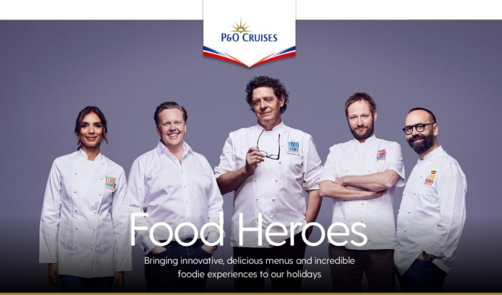 p&o cruises Food Heroes