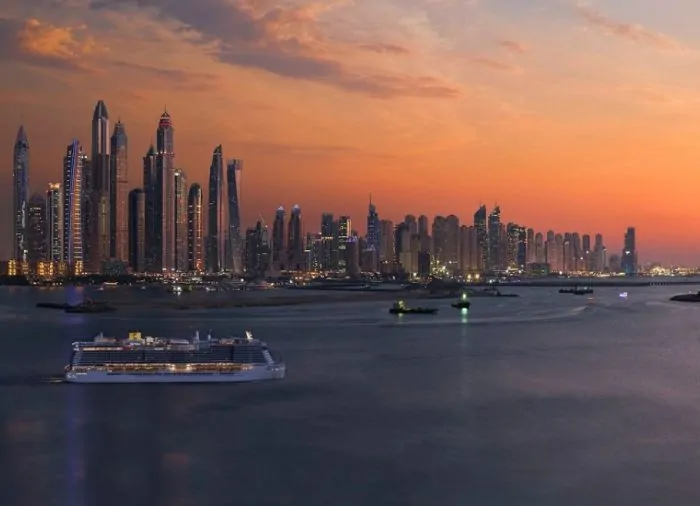 Costa Toscana from the Emirates in winter